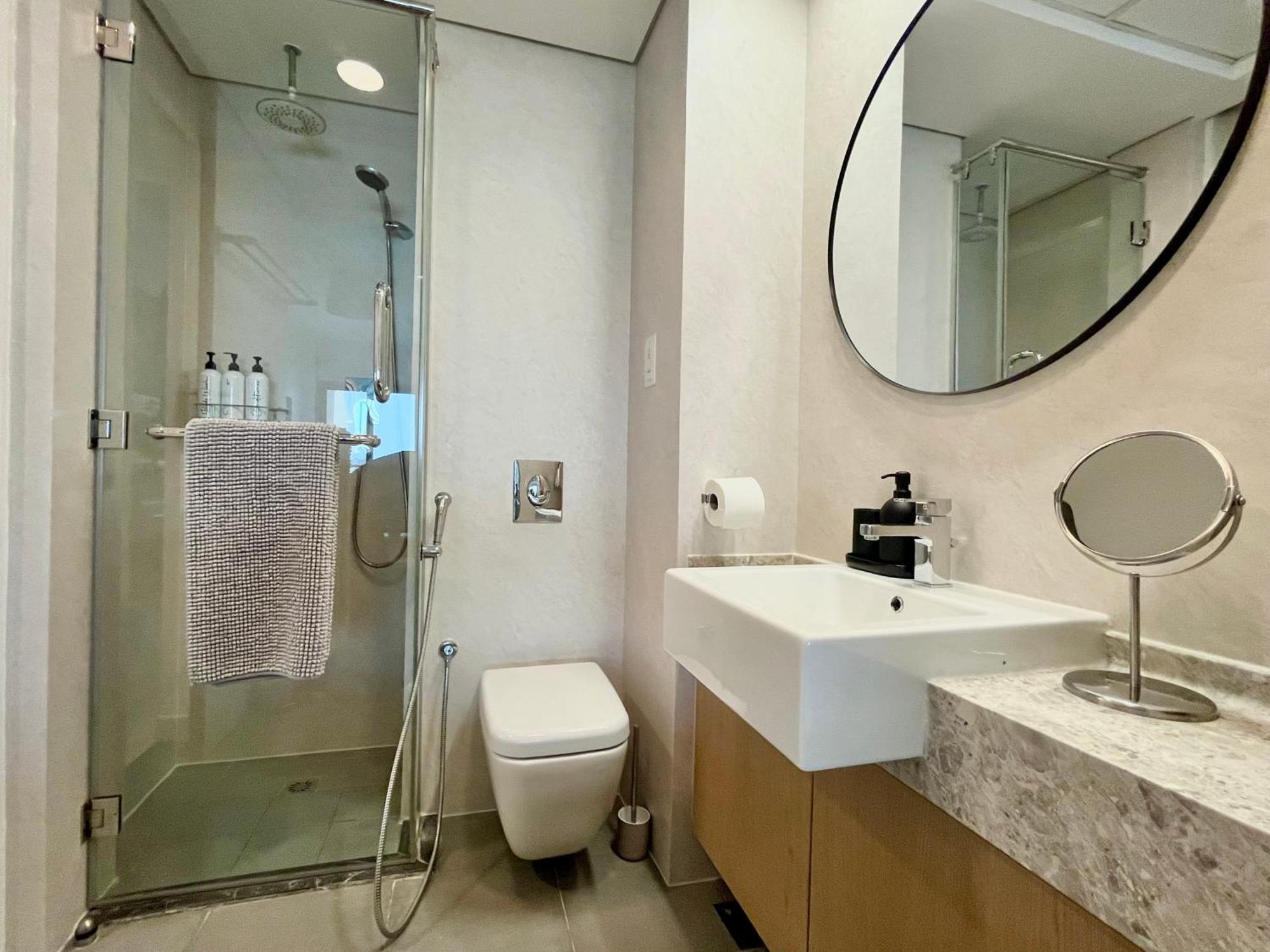 Palm Jumeirah Upgraded & Cozy Boutique Apartment Dubái Exterior foto