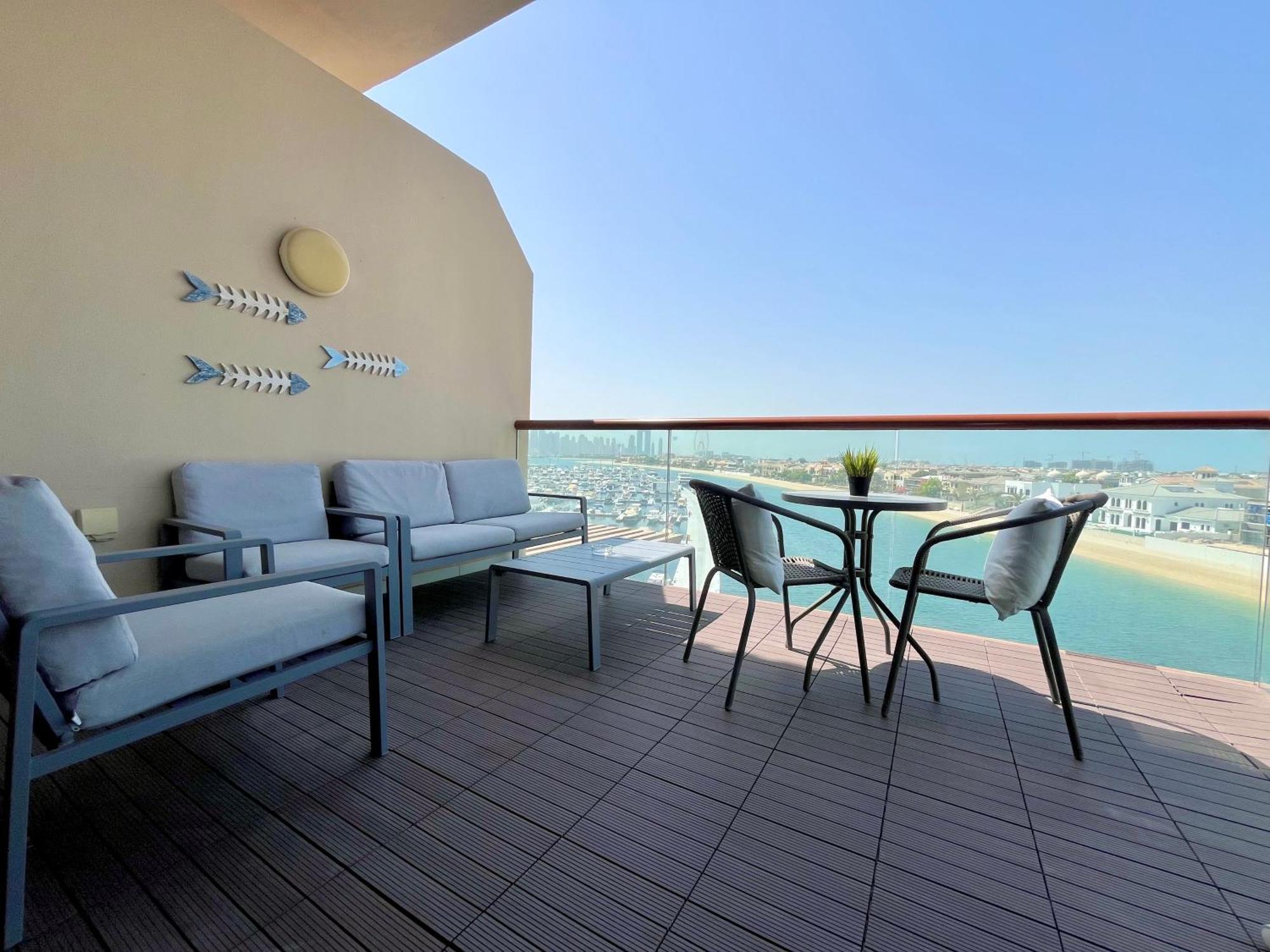 Palm Jumeirah Upgraded & Cozy Boutique Apartment Dubái Exterior foto