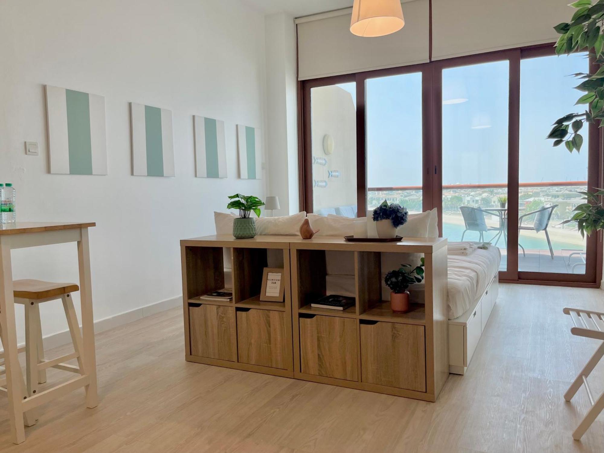 Palm Jumeirah Upgraded & Cozy Boutique Apartment Dubái Exterior foto