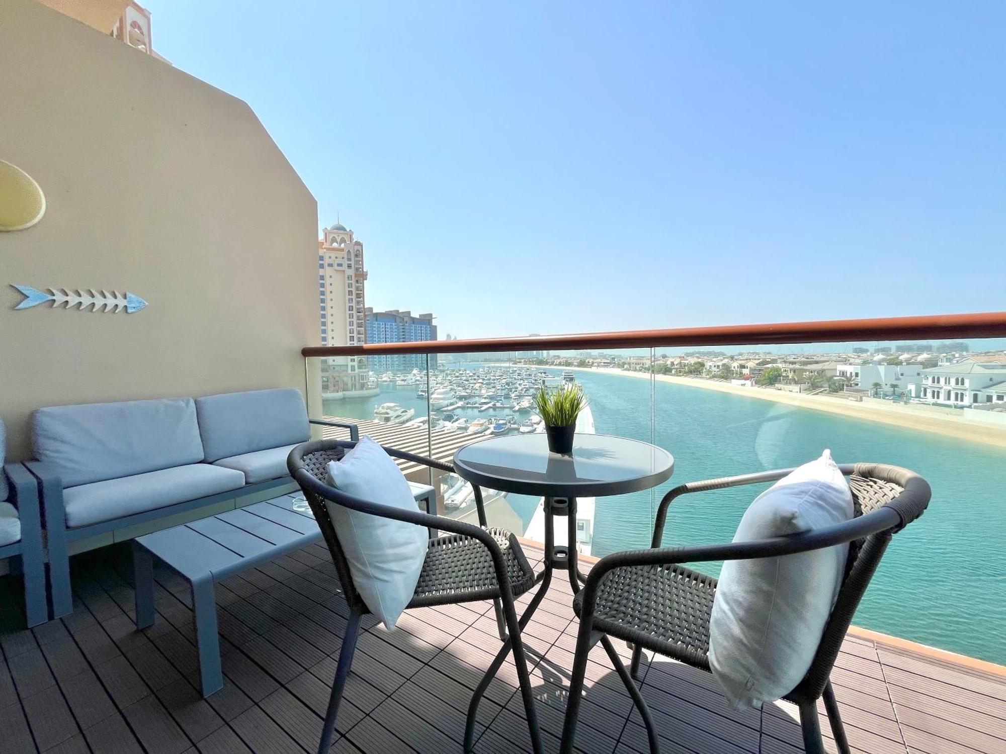 Palm Jumeirah Upgraded & Cozy Boutique Apartment Dubái Exterior foto