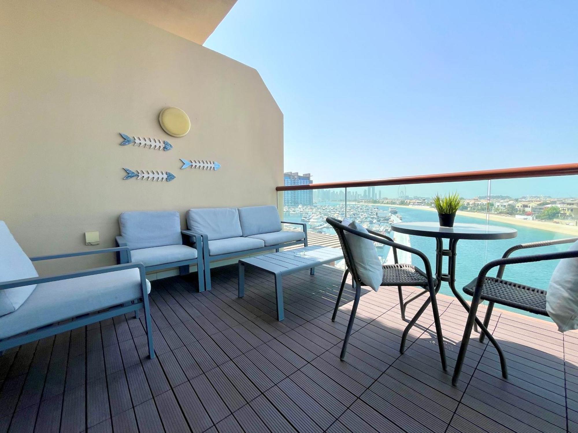 Palm Jumeirah Upgraded & Cozy Boutique Apartment Dubái Exterior foto